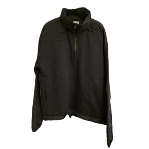 NWT Size M Men's Bass Outdoor Convertible Hoodie Black MSRP $99